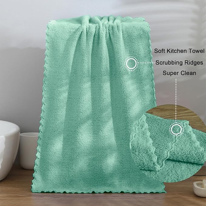kimteny Kitchen Cloth Dish Towels, 13x28 Inches Premium Dishcloths, Super - Image 6