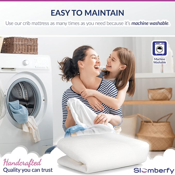 Mini Crib Mattress Protector by Slumberfy, Waterproof and Hypoallergenic - Image 6