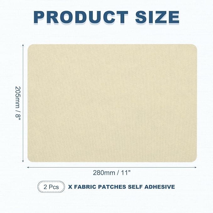 PATIKIL 8x11 Inch Linen Repair Patches - Image 2