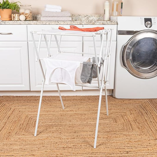 Household Essentials Clothes Drying Rack, Expandable and Collapsible Laundry - Image 2