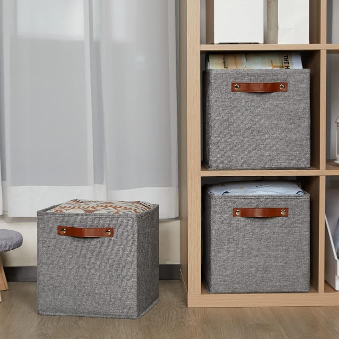 HNZIGE Shelf Storage Cubes Bins - Image 7