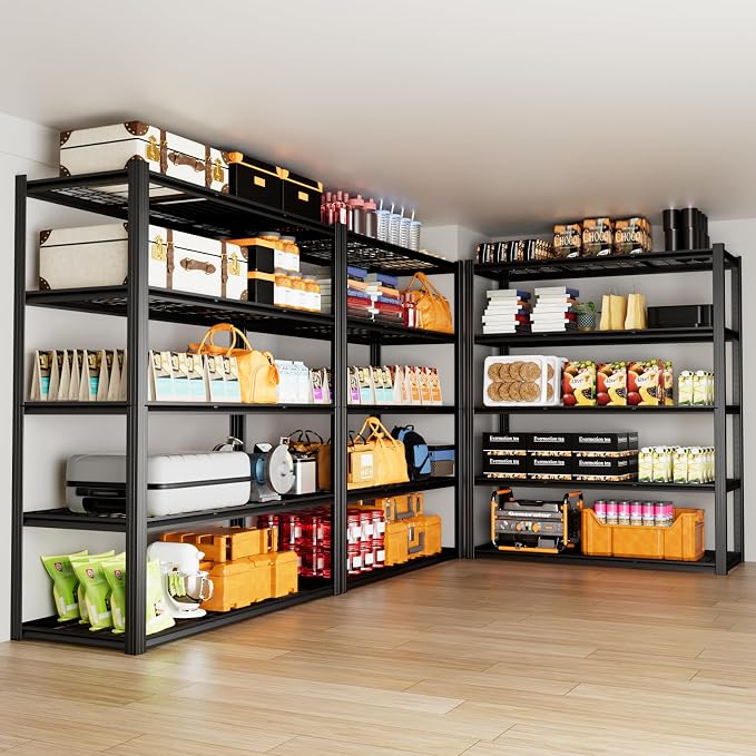 ROOMTEC 60" W Garage Shelving Heavy Duty, 33000LBS Storage Shelves, 5-Tier - Image 7