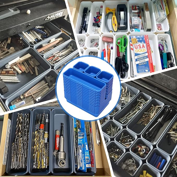 KeFanta 42 Pack Tool Box Organizer Tool Tray Dividers, Rolling Tool Chest Cart - Image 4