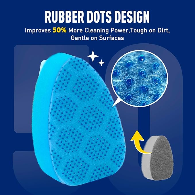 Scrub Dots Dishwand Refills Sponge Heads, Dish Wand Refill, Scrubber - Image 3