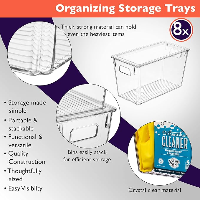 ClearSpace Modern Plastic Storage Bins - Image 4