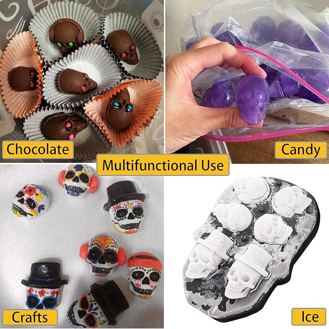 JETKONG 6 Cavity Skull Ice Maker - Image 5