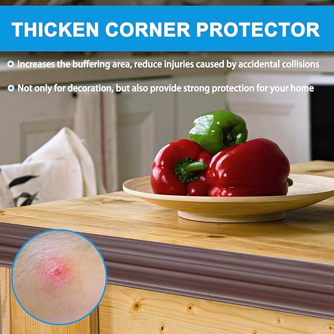 Wall Corner Protector Peel and Stick Corner Trim Molding Flexible Inside & - Image 4