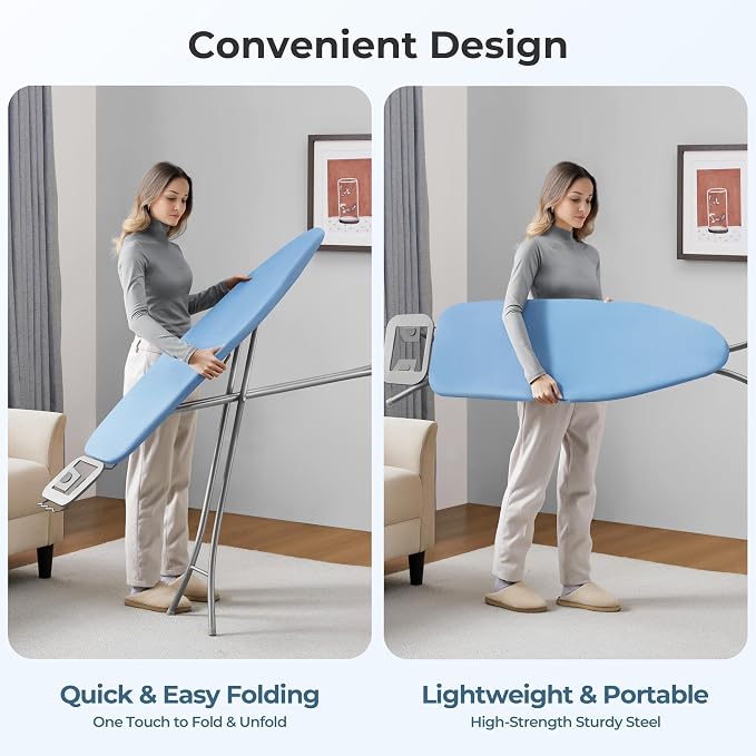 Yaheetech Foldable Ironing Board, Heavy Duty Iron Board - Image 7