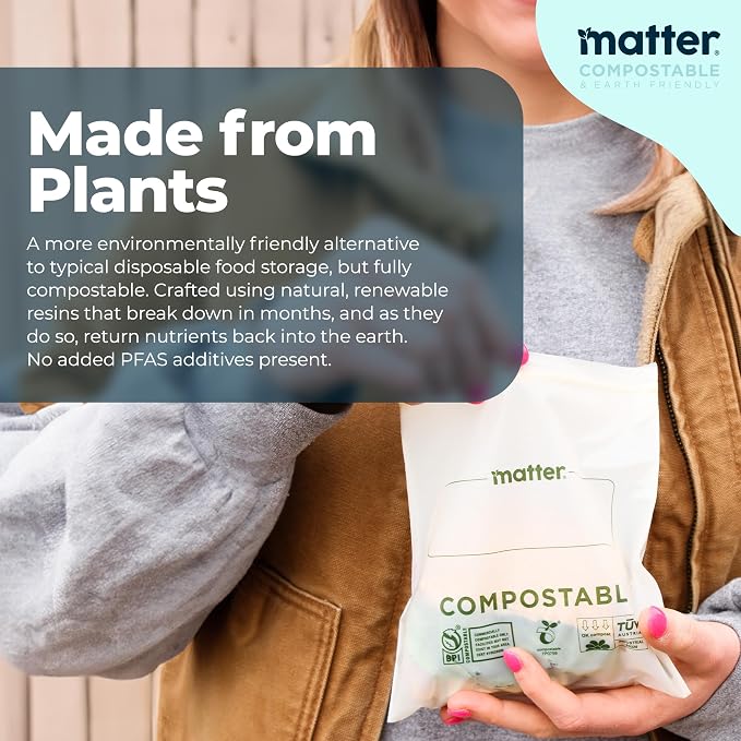 Matter Compostable Assorted Kitchen Bags, Biodegradable, Eco-Friendly - Image 4