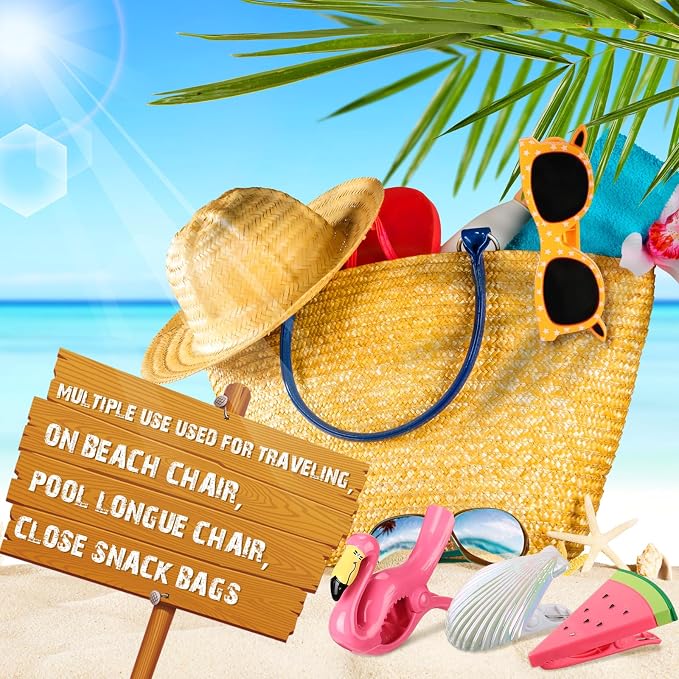 Rtteri 16 Pcs Beach Towel Clips - Image 6