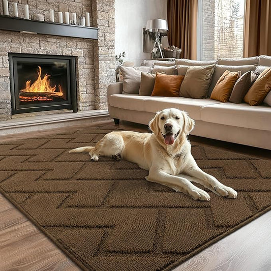 hicorfe Indoor Doormat, Front Back Door Mat Rubber Backing Non Slip Door Mats by Hicorfe
