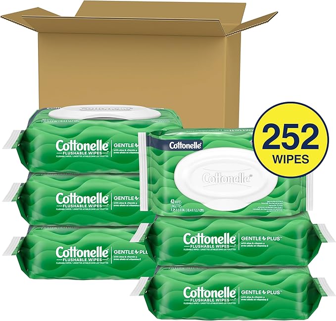 Cottonelle GentlePlus Flushable Wet Wipes - Image 2