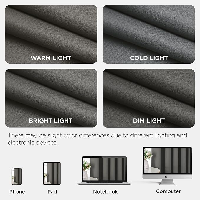 Joydeco Blackout Door Curtain for Doorway Privacy 72 Inches Long, Grommet - Image 8