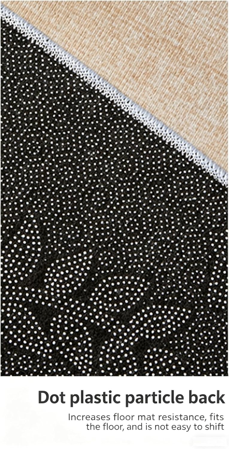 Anti-Slip Quick-Drying Bathroom Floor Mat –Koi Fish Flannel Polyester Rug, Machine Washable for Bathroom Bedroom Living Room Entrance,35.4''*23.6''