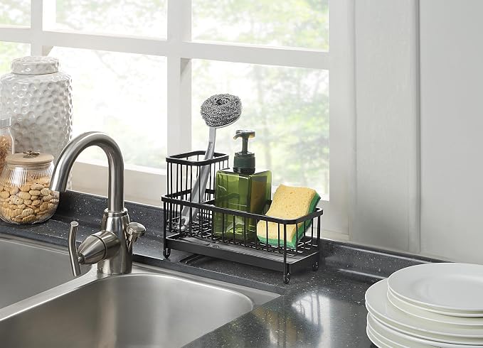 SunnyPoint Never Rust Stainless Utensil, Sink Cleaning Tools Holder - Image 2