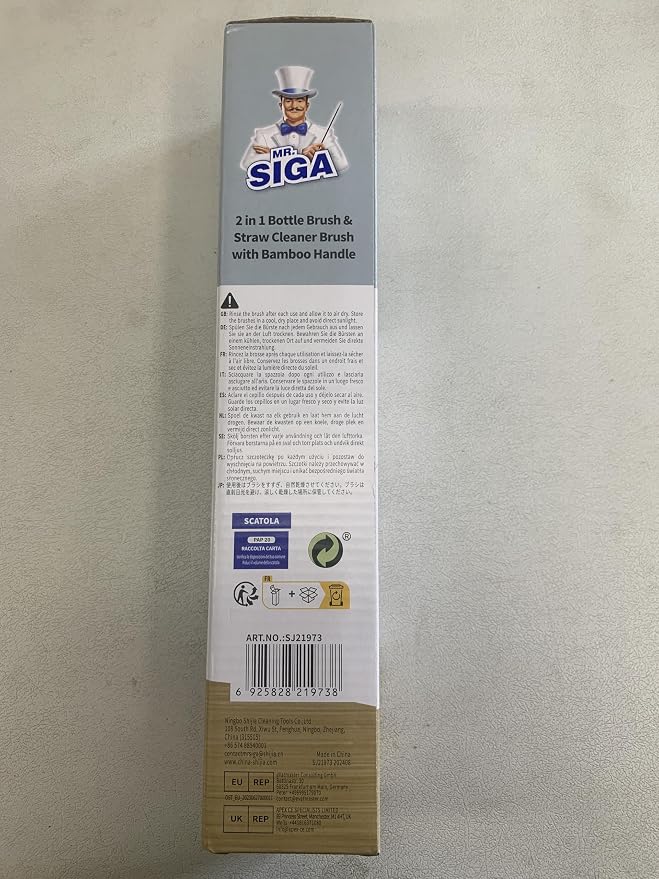 MR.SIGA Water Bottle Brush and Straw Cleaner Brush, Long Handle Bottle Cleaner - Image 9