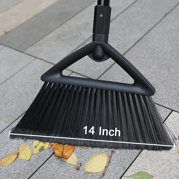 3PCS Heavy Duty Angle Broom, Long Pole Brooms - Image 2
