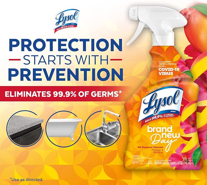 Lysol All-Purpose Cleaner, Sanitizing and Disinfecting Spray, To Clean and - Image 6