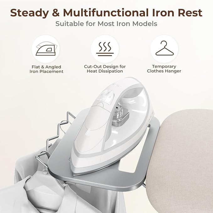 Yaheetech Foldable Ironing Board, Heavy Duty Iron Board - Image 5