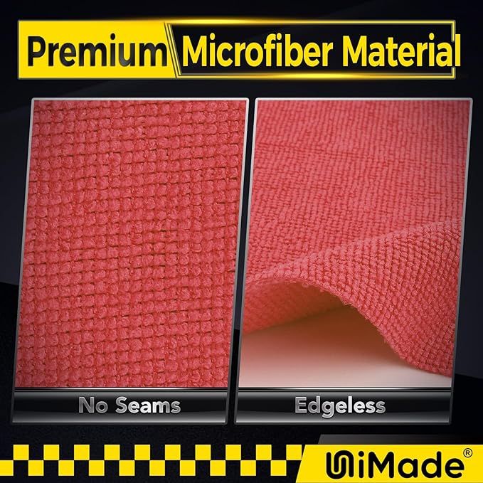 Shop Towels, 100 Pack Commercial Grade Work Rags Microfiber Towels - Image 2