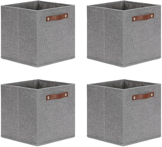 DULLEMELO 11x11 Cube Collapsible Fabric Storage Bins by DULLEMELO