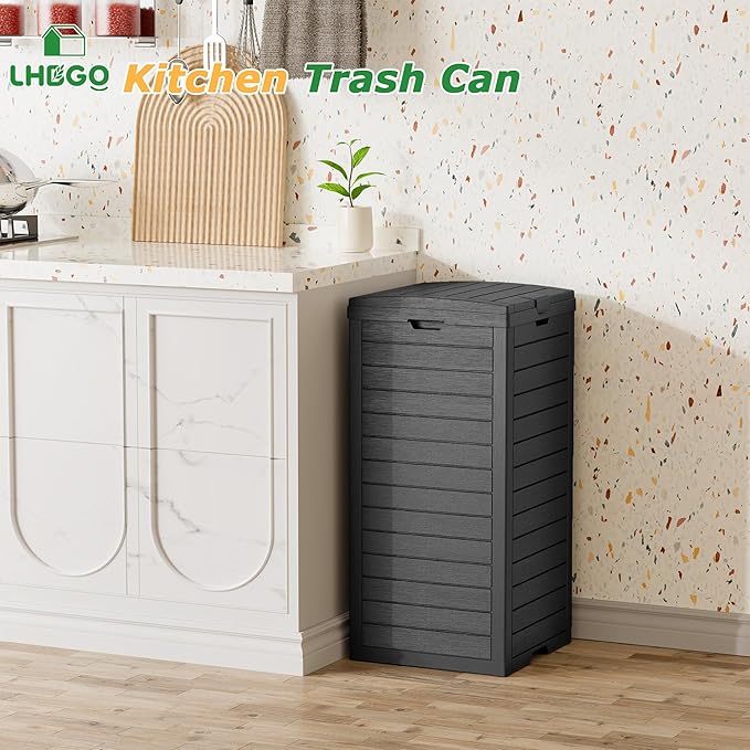 Outdoor Trash Can, 31 Gallon Garbage Can - Image 7