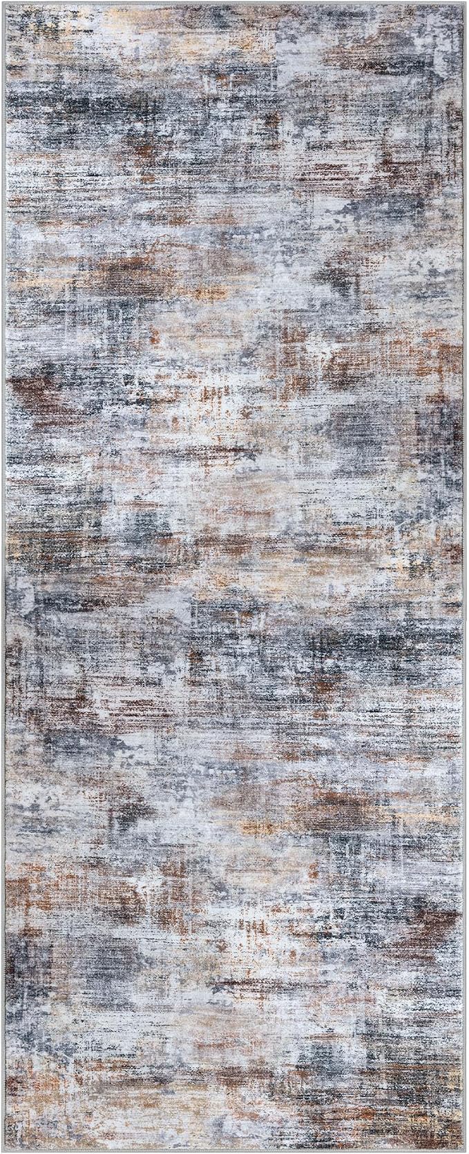 IOHOUZE Abstract Runner Rug 2x5 Ft Washable Runners - Image 9