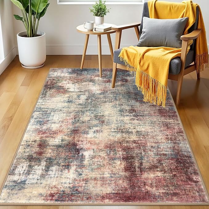 IOHOUZE Abstract Area Rug 3x5 Ft Washable Rugs - Image 8