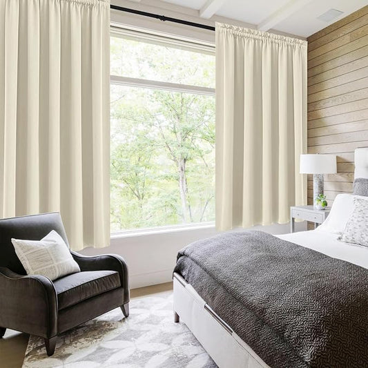 DWCN Blackout Curtains for Living Room Thermal Insulated, Energy Saving & Noise - Image 2