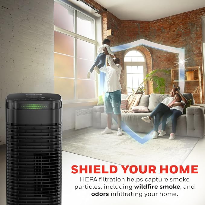 Honeywell HEPA Air Purifier for Home, 990 Ft² Rooms in 1 hour, Auto Mode - Image 3