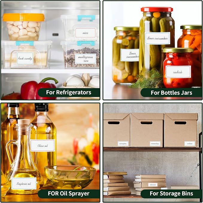 500 Removable Freezer Labels, 2x3 inches Water Oil Waterproof Stickers to Write - Image 5