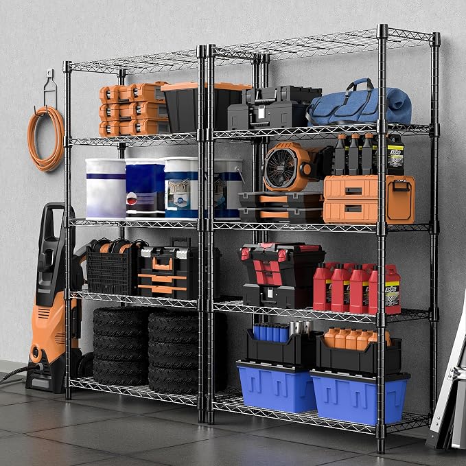 1250 lbs Storage Shelving Utility Shelving Unit 5-Tier Utility Shelving Unit - Image 7