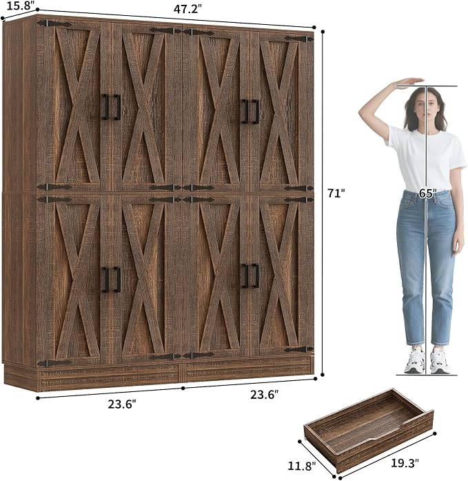 Unikito Kitchen Pantry Cabinet - Image 2