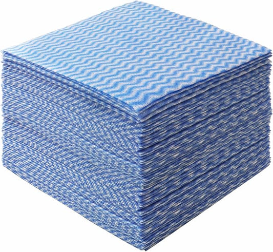JEBBLAS 100Pcs Reusable Cleaning Cloths 11.8‘’x11.8‘’ Handi Wipes Reusable by JEBBLAS