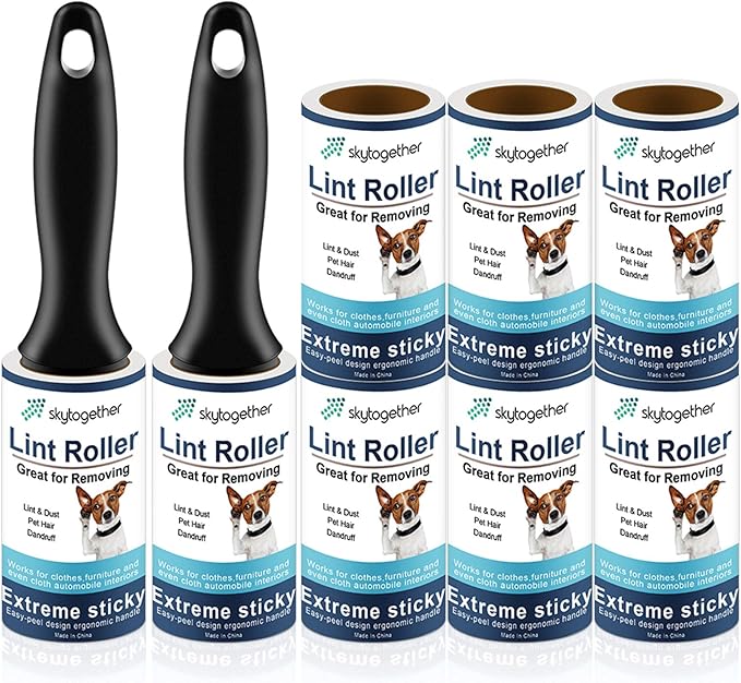 Lint Rollers for Pet Hair Extra Sticky, Dog Cat Pet Hair Remover Couch Lint - Image 8
