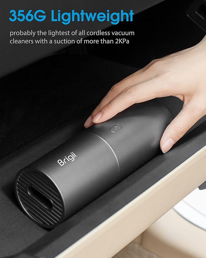 Brigii Mini Vacuum Cleaner, Small Handheld Vacuum Cordless USB Rechargeable - Image 5