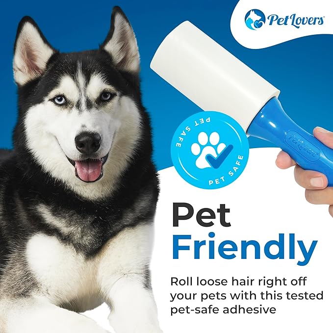 PetLovers Extra Sticky Lint Roller Bulk Value Set 3 Rollers 7 Refills 1 - Image 3