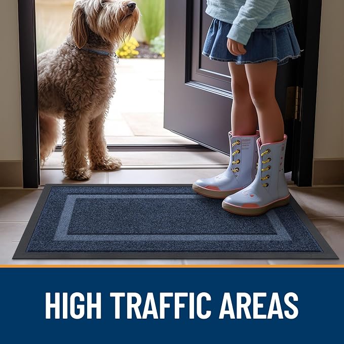OLANLY Front Door Mat Indoor Outdoor Entrance, Waterproof All-Season, - Image 7