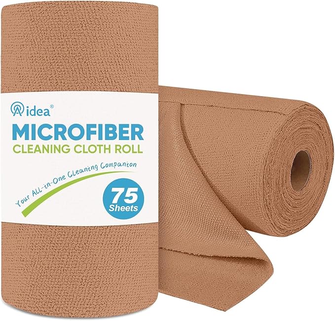 AIDEA Microfiber Cleaning Cloth Roll, Reusable Paper Towels Tear Away Cloth by AIDEAHOME