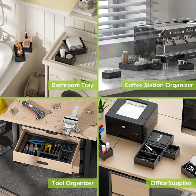 Bamboo Drawer Organizer Set - Image 3