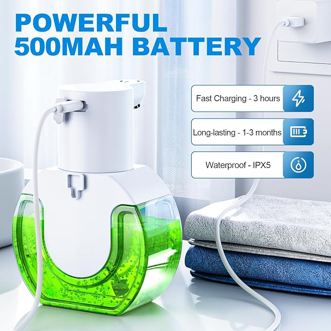 Automatic soap dispenser touchless 15oz/420ml Kitchen Dish Automatic Liquid - Image 4