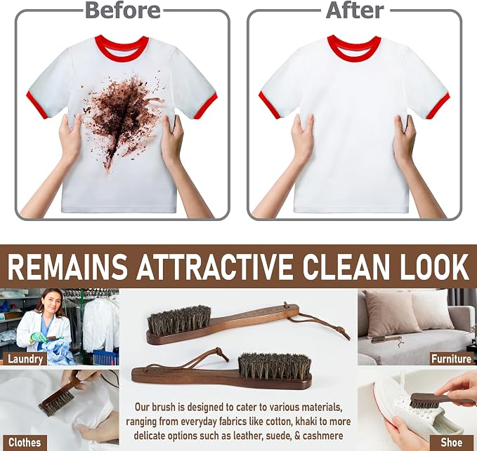 Takavu Horsehair Laundry Stain Brush Set - Image 6