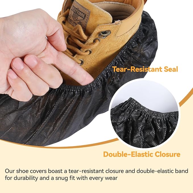 100Pcs Shoe Covers Disposable Non Slip, Large Size Non-Woven Boot Covers - Image 5