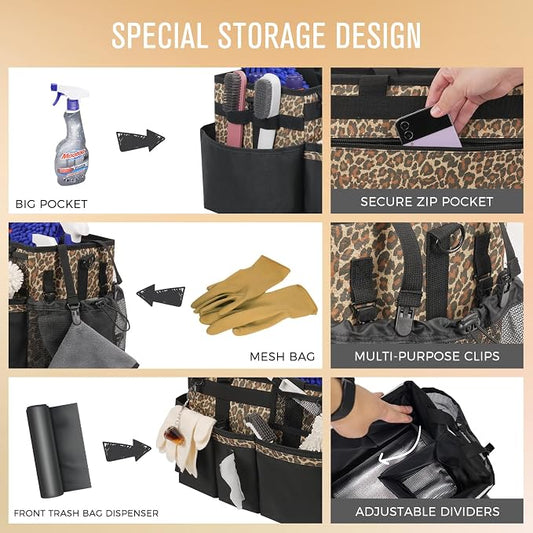 Wearable Cleaning Caddy, Cleaning Caddy Supplies Organizer - Image 2