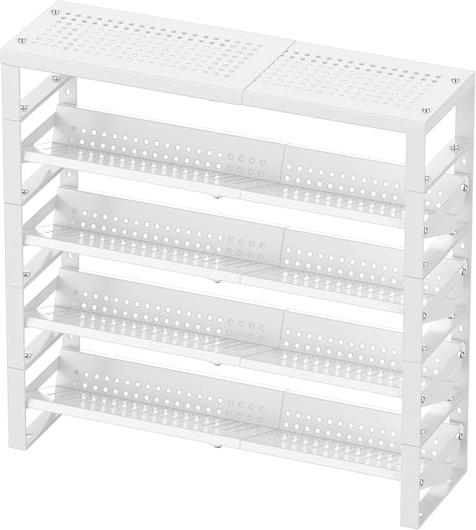 Expandable, Adjustable Spice Rack kitchen Organizer, Metal Pantry Storage by JOJOCROSSHIGHQUALITYLIFE
