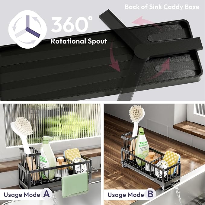 SWTYMIKI Sponge Holder for Kitchen Sink - Image 2