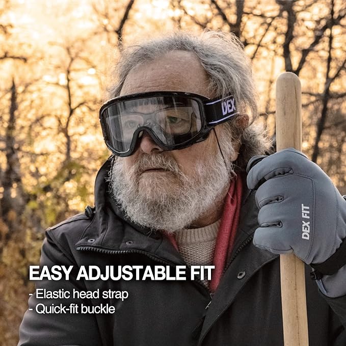 DEX FIT Protective Safety Goggles SG220B; Anti Fog & Scratch, Z87 Eye Protection - Image 7