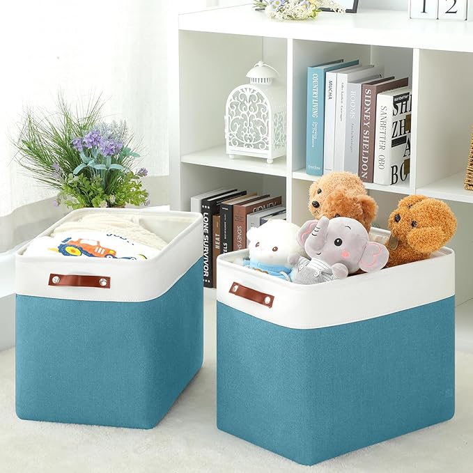 DULLEMELO Extra Large Storage Baskets, Fabric Storage Bins - Image 4