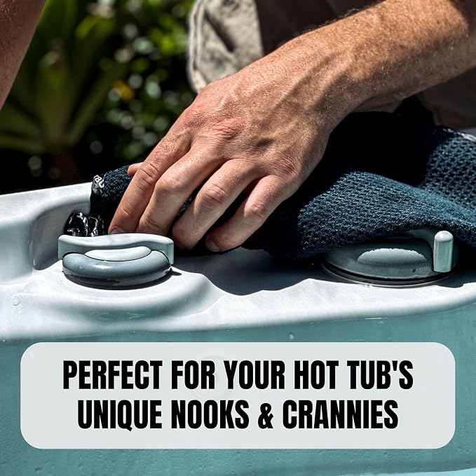 TUBTEK Microfiber Hot Tub Surface Cleaner Towels – Hot Tub Cover Cleaner & - Image 7