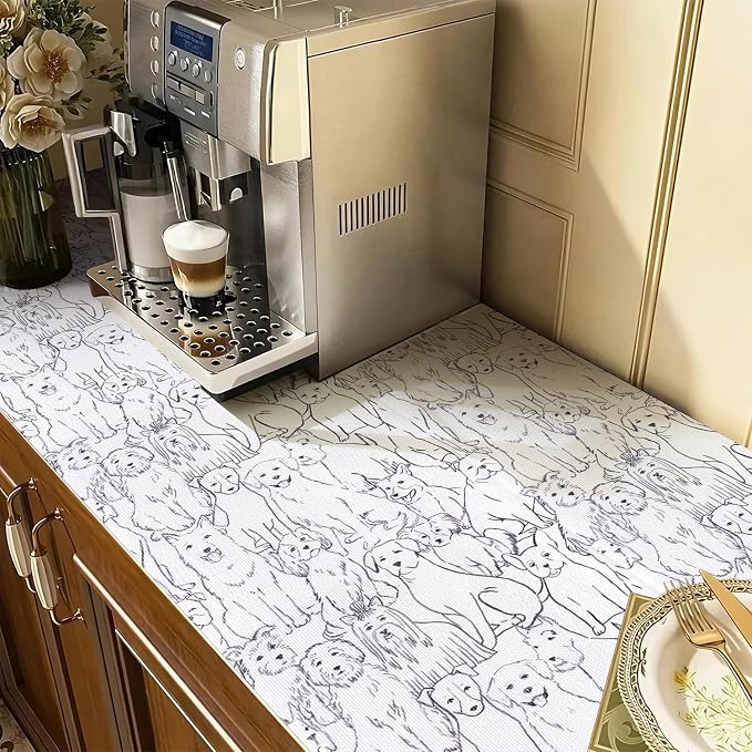 Dog Shelf Liner Non-Adhesive and Strong Non-Slip, Animal Cabinet Drawer Liners - Image 7